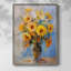 Reproduction encadrée FLORAL Series CDLxxi - bois massif-996177291