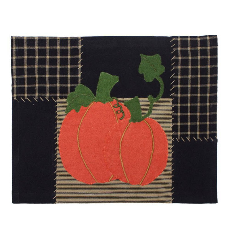 F Pumpkin Patchwork Pennant