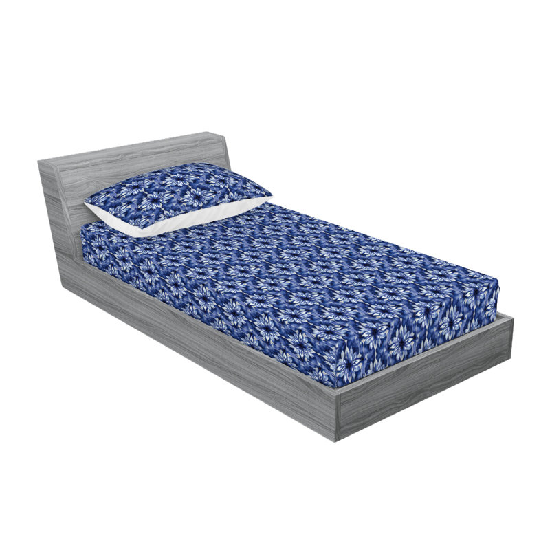 Drap-housse et taie décorative Ambesonne, Ensemble de draps pour lit simple TG avec 1 taie d