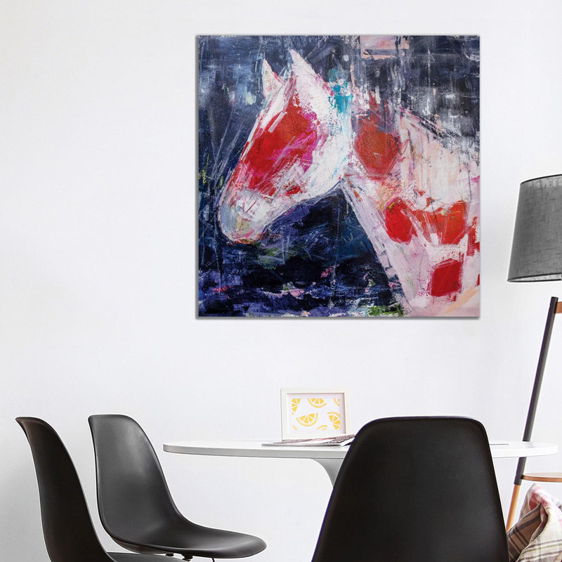 Coy Colt by Jodi Maas - Wrapped Canvas Painting, 93.98 cm H x 93.98 cm W x 3.175 cm D