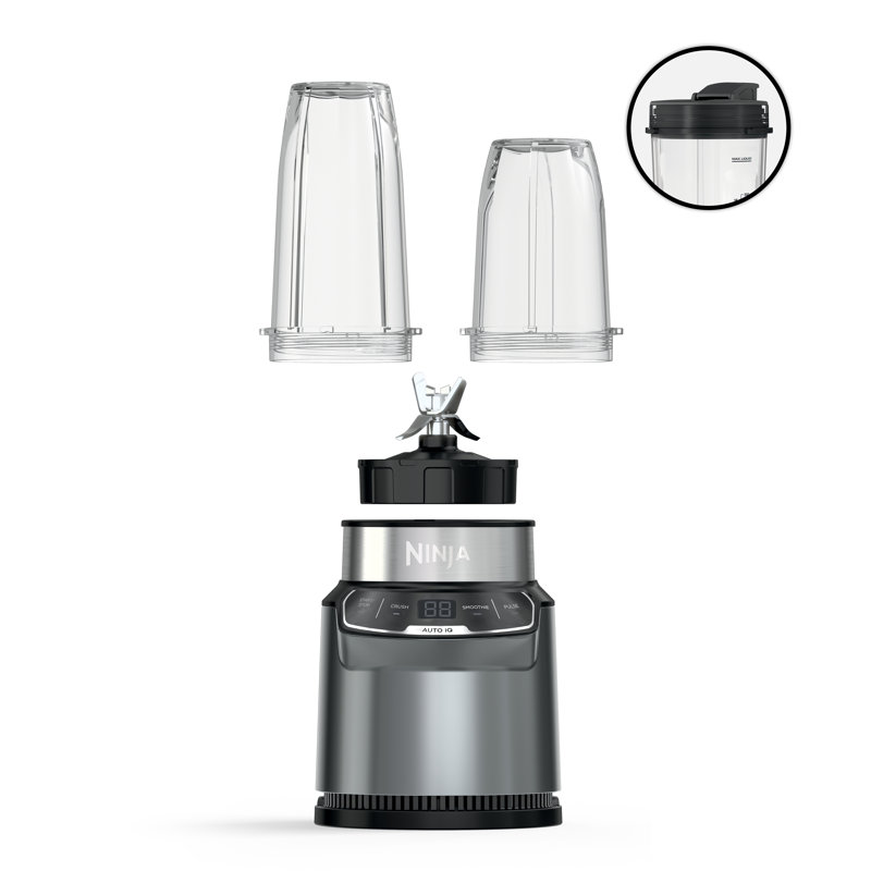 Ninja Nutri-Blender Pro avec mélangeur personnel Auto-iQ, 1000 watts