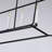 Jesli 6 - Light Farmhouse Large Linear Lantern Open Frame Chandelier-786152881