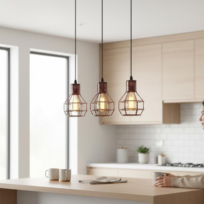 3 - Light Caged Pendant