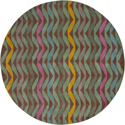 Cleavie Performance Wool Chevron Indoor Rug