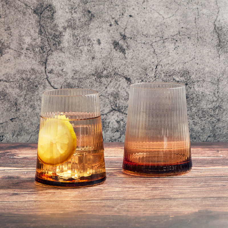 Empire DOF Tumblers, Amber