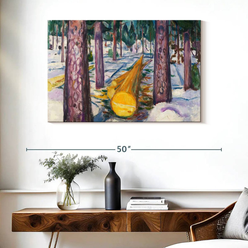 Alvord la bûche jaune, H 26 po x l 39 po