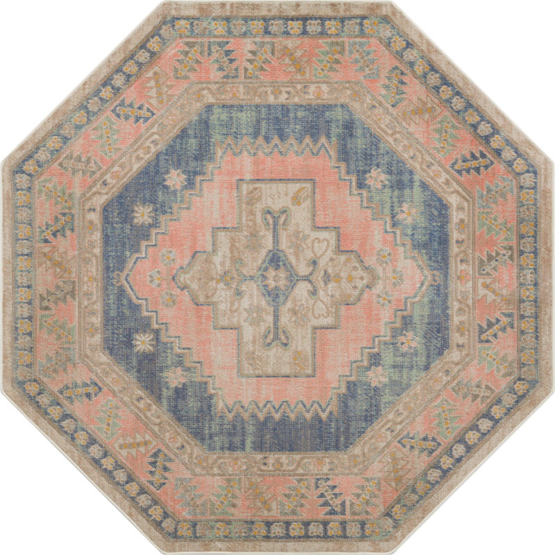 Matthei Oriental Indoor Rug, Octagon 5'3"