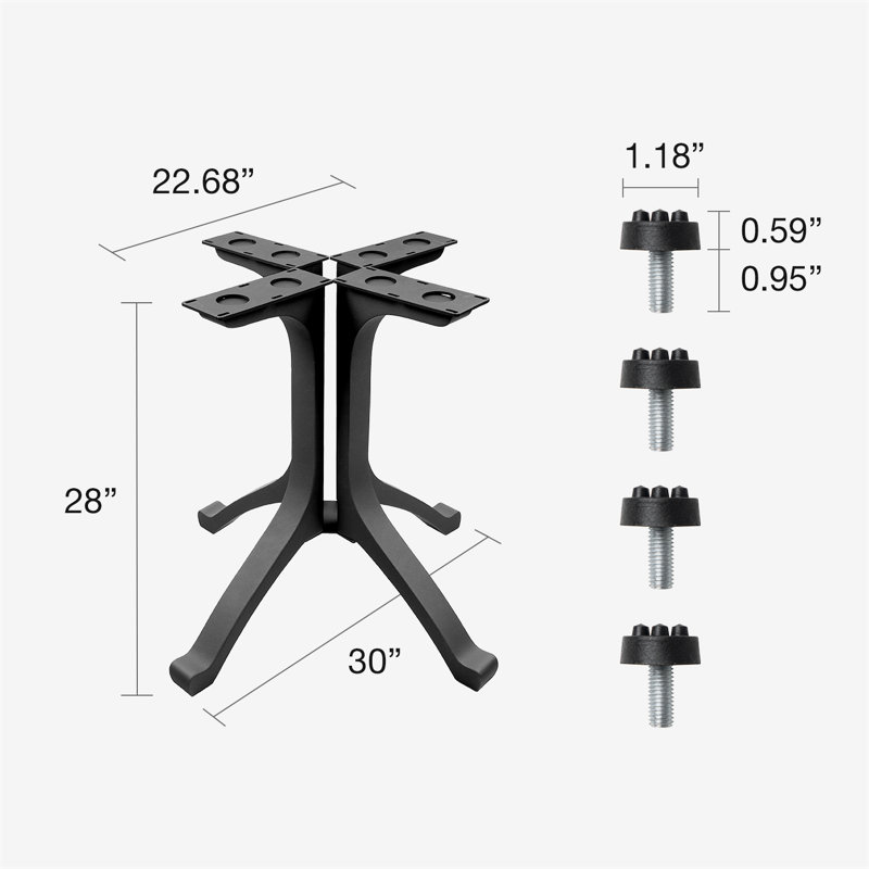  Wishbone Metal Dining Table Base