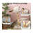 Brown and Natural Wood Cat Tree with Solid Wood Jute Scratching Posts