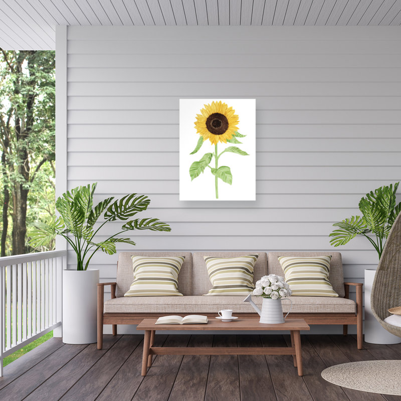Toile de tournesol Sarah Frances, H 19 po x l 14 po