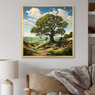 " Countryside The Lone Oak "