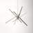 Rochelle 6-Light Sputnik Dimmable Integrated LED Pendant -55898150-124606671