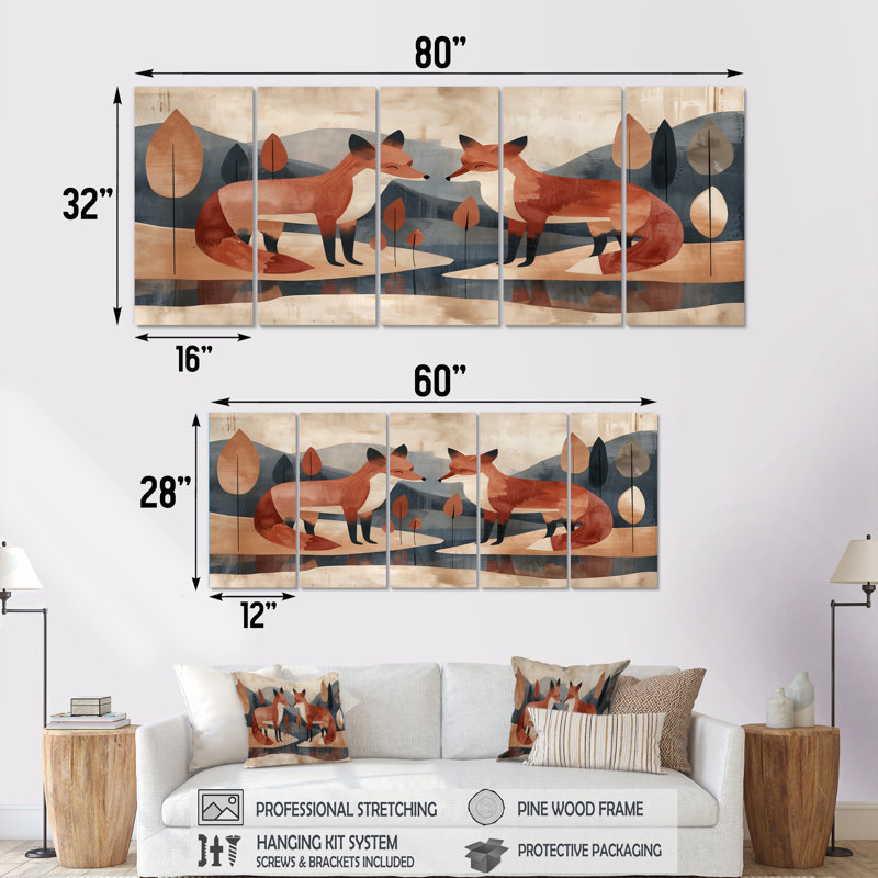 Ensemble de salon mural Clardy, H 28 po x l 60 po