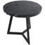 Table d'appoint géométrique en bois de teck Cole et Grey