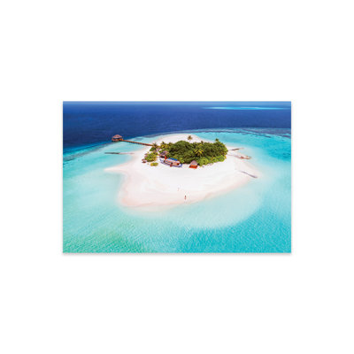 «Tropical Island In The Maldives» sur plastique / acrylique par Matteo Colombo