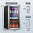 31.5"H X 17.5"W X 19.61"D Beverage Cooler Refrigerator Soda Drink Beer Fridge with Wine Storage-87428926