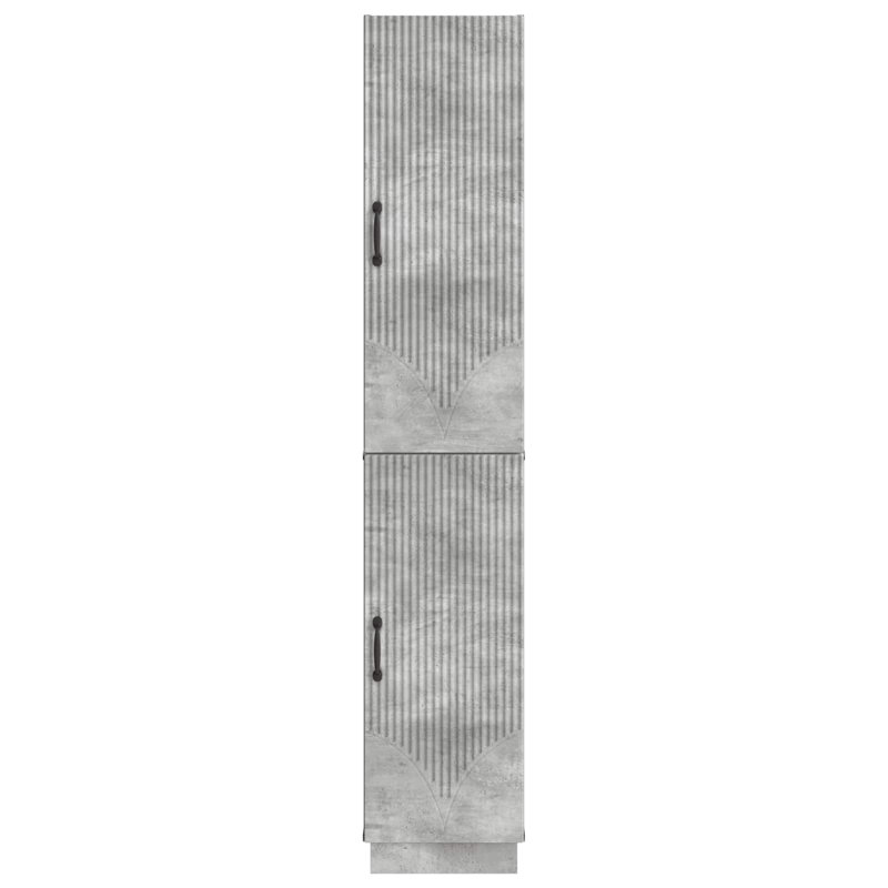 2 -Door 4 Storage Cabinet, Concrete Grey