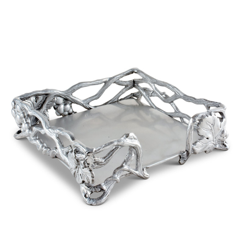 Grape Open Vine Napkin Box