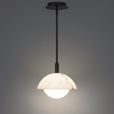 Luminaire suspendu en forme de dôme à 1 lumière DEL Moonstone