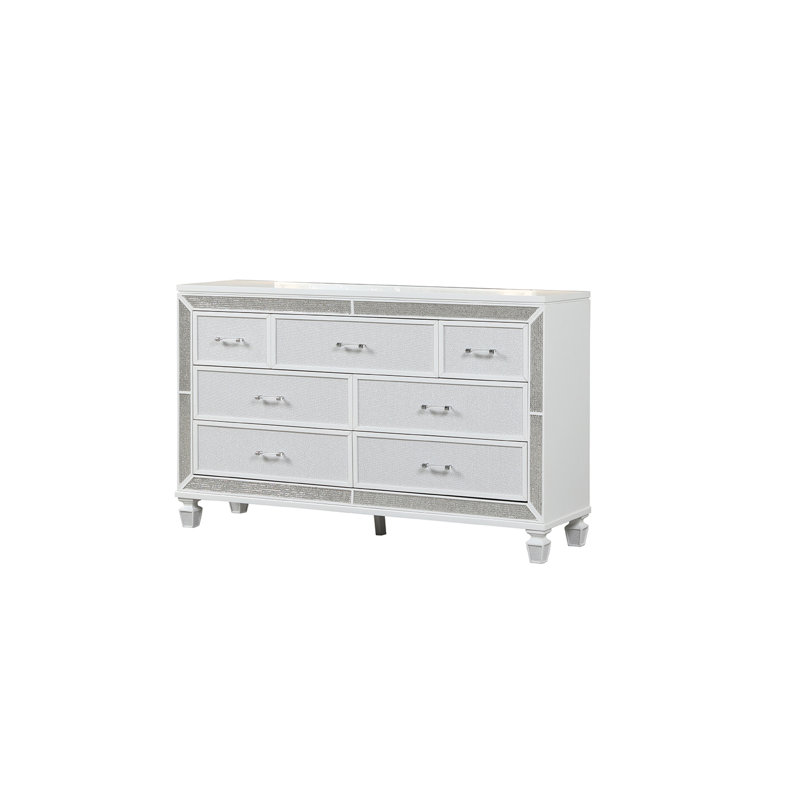 Ensemble de chambre à coucher 4 pièces Bolme, Très grand, Blanc