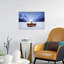 Solitary Winter Mountain View Peaceful Serene Tranquil Landscape Mountain Wall Art Print 1 Piece Wrapped Canvas Wall Art-817359252