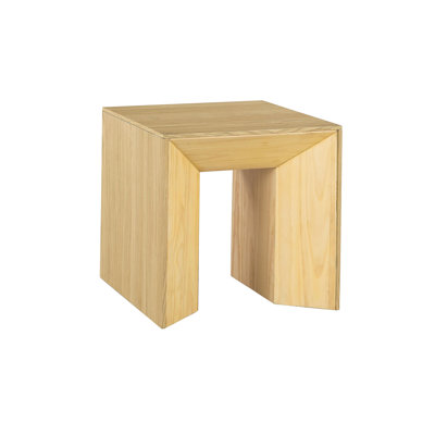 Table d'appoint de salon couleur chêne naturel