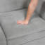 Canapé chenille gris