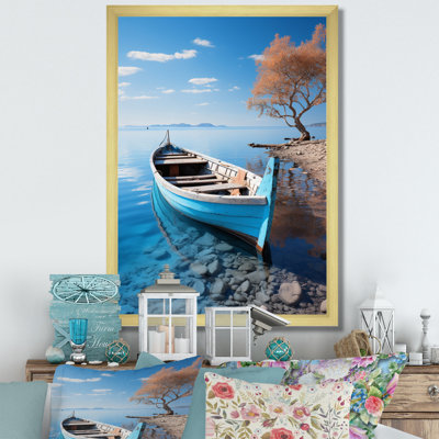«Bowry Blue Boat Serenity I», reproduction sur toile