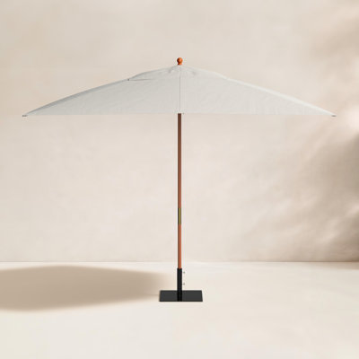 Oxford 120 " W Rectangular Collapsible Market Sunbrella® Umbrella with Pulley Lift