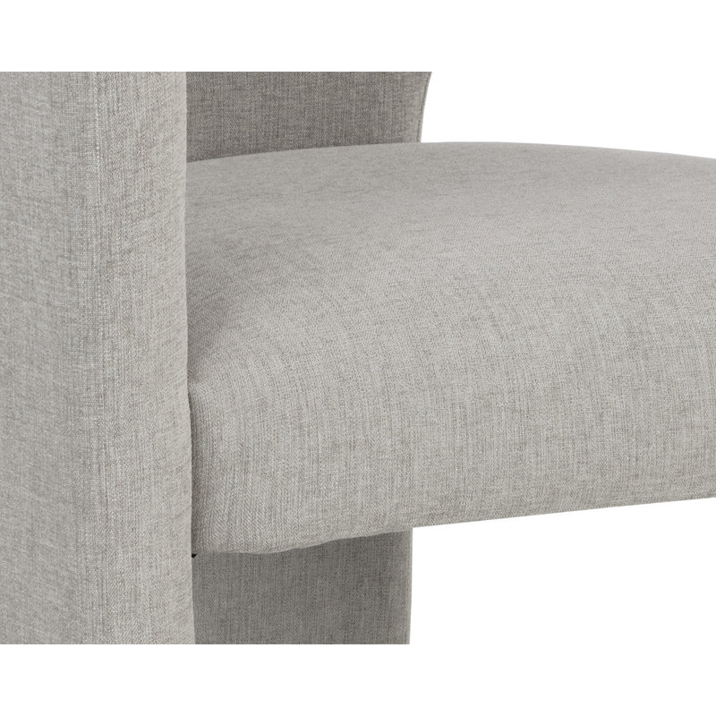 Lounge Chair, Brown Polyester