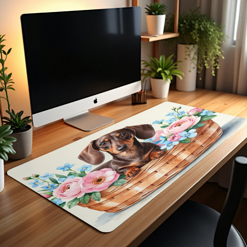 Polyester Desk Pad, 31.5x15.5