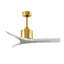 Mollywood - 42" Ceiling Fan - Textured Bronze Finish - Matte Black Blades-465038782-465038777-413141963