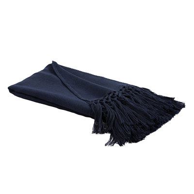 Fibre by Auskin Baby Alpaca Throw Hand Crocheted Edge 71" L Indoor