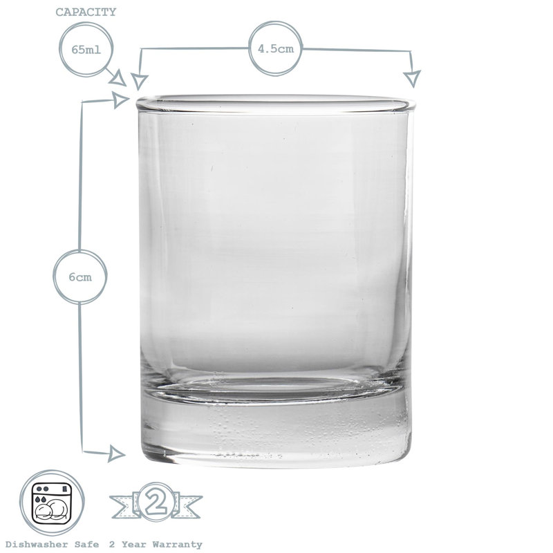 65ml Shot Glass, 24
