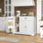 Bayview 33” Kitchen Pantry with 3 Doors, 1 Drawer, Refrigerator-Style Doors, Adjustable Shelves, Standalone Storage Cabinet, Solid and Engineered Wood, Multiple Finish Options-1439400652
