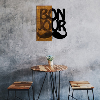 Décoration murale en bois
