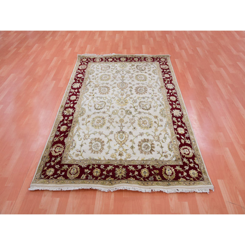 Tapis ivoire nouvel âge en laine Ceandra