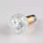 LED Solid Crystal-Style Glass Bulb, 3000K Warm White, E26/27 Medium Base Bulbs 1-Pack (Base not included)-121723586