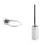 Muci 15.6" Wall Mounted Toilet Brush and Holder-9721456