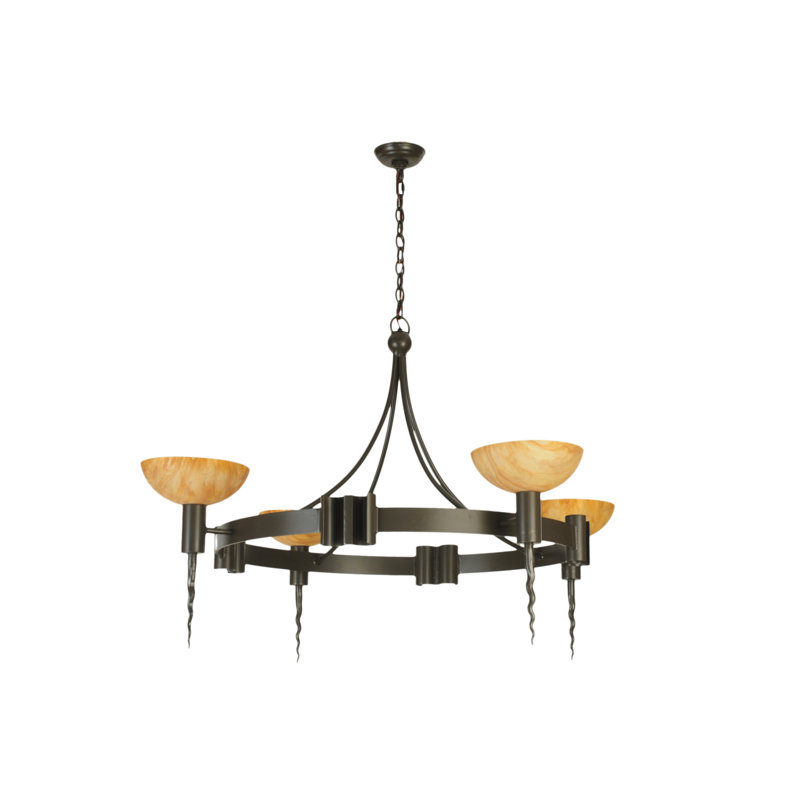 Winkel 4 - Light Glass Chandelier