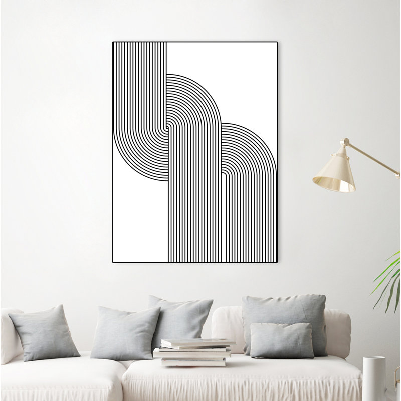 Toile encadrée Modern Forms, H 24 po x l 18 po