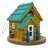 Nestling Series Cedar Point Cottage 7 in x 7 in x 7 in Birdhouse