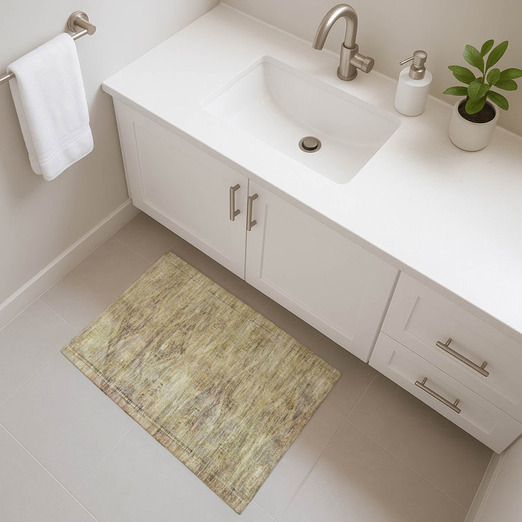 Premium Machine Washable Marasco AMF1631 Global Rug