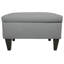 Repose-pieds de rangement rectangulaire en velours de 22 po de large Zaylee-173988154