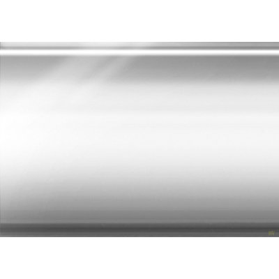 Table basse, accent, cocktail, rectangulaire, salon, L 44 po, verre trempé transparent, métal chromé, contemporain, moderne