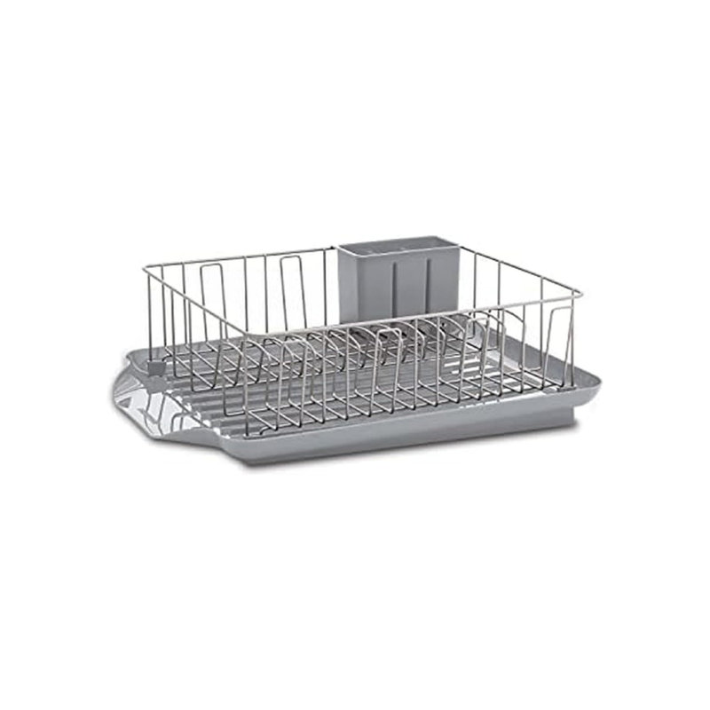 Rust Resistant 3 Piece Dish Drying Rack Set for Kitchen Counter