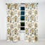 Motif contemporain Victorian Motif IX - Rideau floral - Velours obscurcissant - 1 panneau-95457781