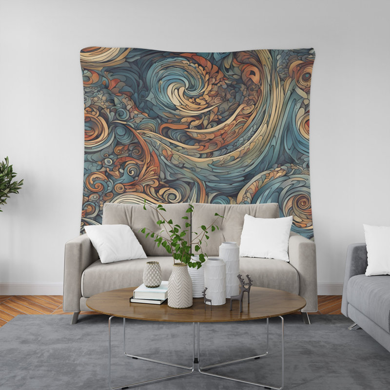 Tapisserie murale, H 88 po x l 104 po