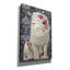  «White Lion» par Heather Gauthier, art mural sur toile, 40 po x 60 po