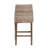 Radele Upholstered Counter Stool with Solid Wood Frame